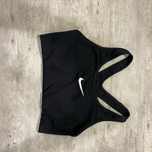 Black Nike sports bra